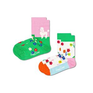 Happy Socks Ponožky 'Poodle and Flowers'  zmiešané farby