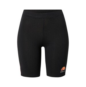 ELLESSE Športové nohavice 'Larsen'  čierna / oranžová / červená / sivá / biela