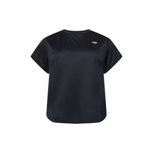 new balance Funkčné tričko  svetlosivá / čierna