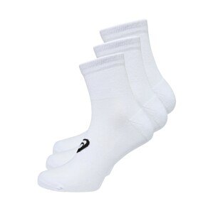 ASICS Športové ponožky 'QUARTER'  čierna / biela