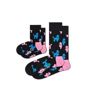 Happy Socks Ponožky  modrá / staroružová / biela / čierna