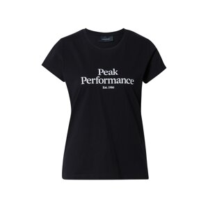 PEAK PERFORMANCE Funkčné tričko 'Original'  čierna / biela