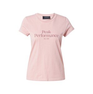 PEAK PERFORMANCE Funkčné tričko 'Original'  staroružová / ružová