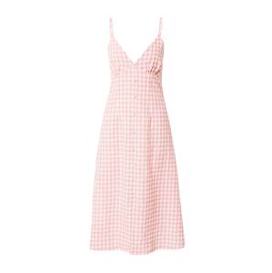 OBJECT Letné šaty  ružová / biela / svetloružová
