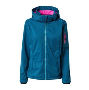 CMP Outdoorová bunda  modrá melírovaná / ružová / sivá