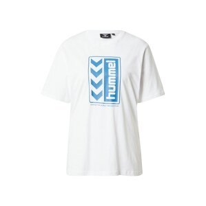 Hummel Funkčné tričko 'Ben'  biela / modrá