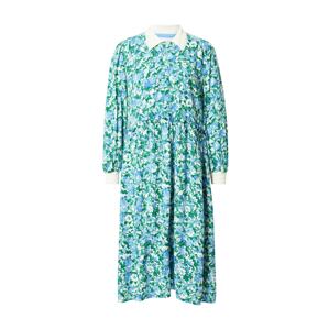 Rich & Royal Košeľové šaty  nebesky modrá / svetlomodrá / zelená / biela