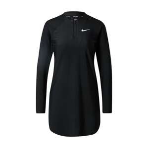 Nike Swim Plavkové šaty  čierna / biela
