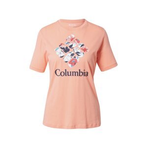 COLUMBIA Funkčné tričko  staroružová / námornícka modrá / biela / tyrkysová / grenadínová