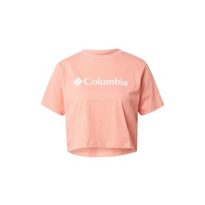 COLUMBIA Funkčné tričko 'North Cascades'  ružová / biela