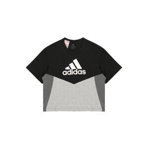 ADIDAS SPORTSWEAR Funkčné tričko  sivá / tmavosivá / čierna / biela
