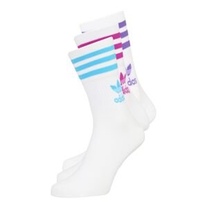 ADIDAS ORIGINALS Ponožky  biela / svetlomodrá / ružová / fialová