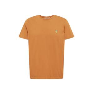 Nudie Jeans Co Tričko 'Roy'  žltá / oranžová / čierna / biela