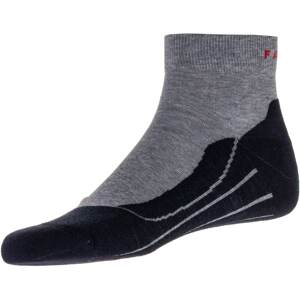 FALKE Športové ponožky 'RU4'  sivá / červená
