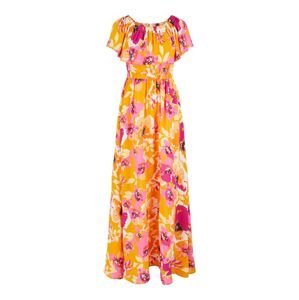 Y.A.S Letné šaty 'Zoe'  svetložltá / oranžová / eozín / ružová