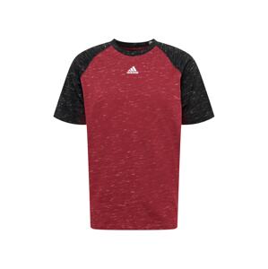 ADIDAS PERFORMANCE Funkčné tričko 'MEL'  červeno-fialová / čierna / biela