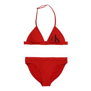 Calvin Klein Swimwear Bikiny  červená / čierna