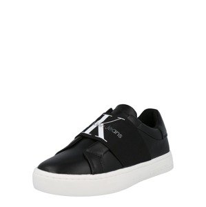 Calvin Klein Jeans Slip-on obuv  sivá / čierna / biela