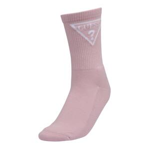GUESS Ponožky 'ELLEN'  ružová / biela