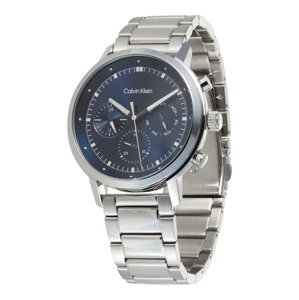 Calvin Klein Analógové hodinky 'Gauge'  námornícka modrá / strieborná
