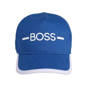BOSS Kidswear Klobúk  kráľovská modrá / biela