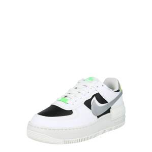 Nike Sportswear Nízke tenisky  biela / strieborná / čierna / neónovo zelená