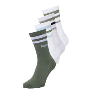 Hummel Športové ponožky  svetlomodrá / kaki / čierna / biela