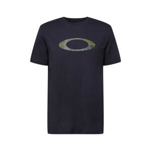 OAKLEY Funkčné tričko 'O-Bold Ellipse'  čierna / sivá / zelená