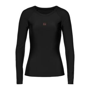 LASCANA ACTIVE Funkčné tričko  tmavooranžová / čierna