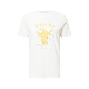 FYNCH-HATTON Tričko  biela / zlatá žltá / modrosivá