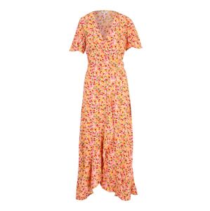 OBJECT Tall Letné šaty 'Papaya'  trávovo zelená / oranžová / ružová / eozín / staroružová