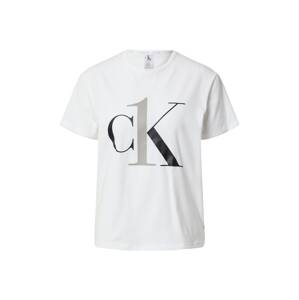 Calvin Klein Underwear Tričká na spanie  biela / čierna / sivá