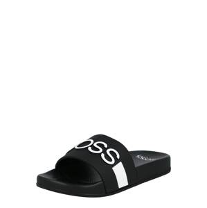 BOSS Kidswear Otvorená obuv  čierna / biela