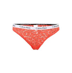 Calvin Klein Underwear Nohavičky  oranžovo červená / čierna / biela / svetlosivá