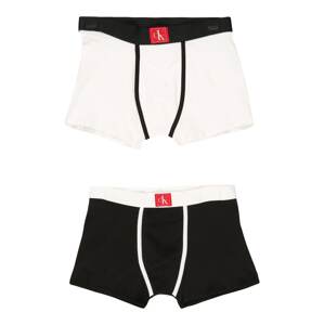 Calvin Klein Underwear Nohavičky  biela / čierna / červená