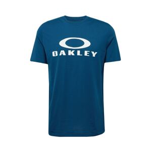 OAKLEY Funkčné tričko 'O BARK'  tmavomodrá / biela