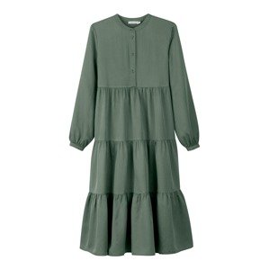 hessnatur Košeľové šaty  zelená