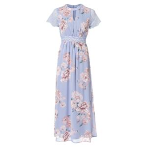 VILA Večerné šaty 'MICADA'  svetlomodrá / púdrová / rosé / pastelovo zelená