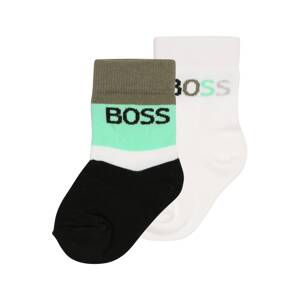 BOSS Kidswear Ponožky  čierna / biela / mätová / olivová