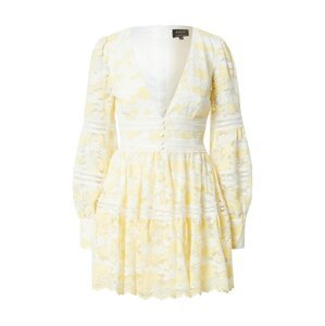 Bardot Košeľové šaty 'VENICE'  svetložltá / biela