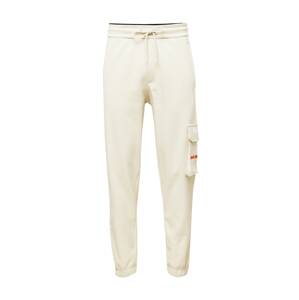 Calvin Klein Jeans Kapsáče  biela ako vlna / šedobiela / tmavooranžová