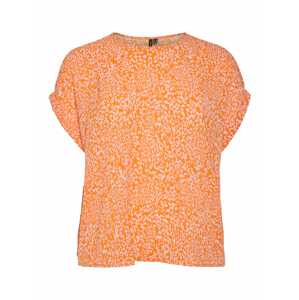 Vero Moda Curve Tričko 'Delilah'  oranžová / biela