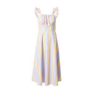 Olivia Rubin Letné šaty 'MAE'  modrá / žltá / fialová / ružová / biela