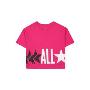 CONVERSE Tričko 'ALL STAR'  ružová / biela / čierna