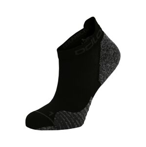ODLO Športové ponožky 'Ceramicool'  sivá / čierna / biela