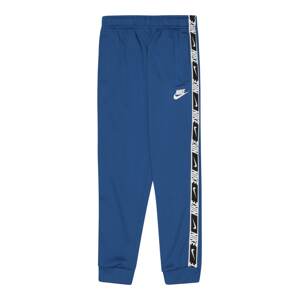 Nike Sportswear Nohavice  kráľovská modrá / čierna / biela