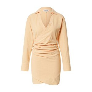 EDITED Košeľové šaty 'Hedone'  pastelovo oranžová