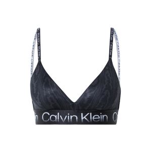 Calvin Klein Performance Športová podprsenka  tmavosivá / čierna / biela