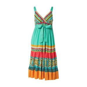 Derhy Letné šaty 'AGAVE'  nefritová / zmiešané farby