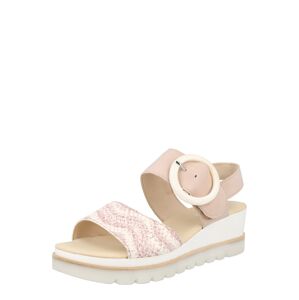GABOR Remienkové sandále  ružová / biela